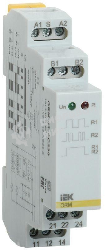 Реле импульсное ORM 2 конт. 230В AC IEK ORM-02-AC230