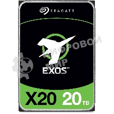 Жесткий диск Seagate HDD Server Exos X20 HDD 512E/4KN (3.5'/20TB/SAS 12Gb/s/7200rpm)