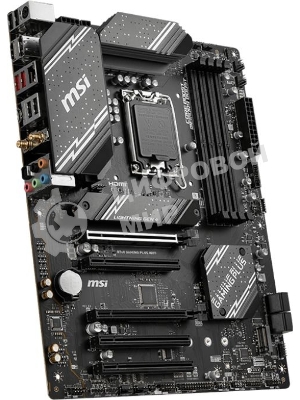 Материнская плата MSI B760 GAMING PLUS WIFI, LGA 1700, Intel B760, 4xDDR5, 4xSATA, 2xM.2, 1xPCI-E 4.0 x16, 3xPCI-E 3.0 x1, 1xDP, 1xHDMI, 1x 2.5Gb LAN, 2xUSB-A 3.2 Gen 2, 4xUSB 2.0, 5x3.5 мм, 7.1, Standard-ATX