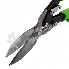 Ножницы по металлу Сибртех, удлиненные, 285 мм, пряморежущие, 2-комп.обрезиненные рук-ки