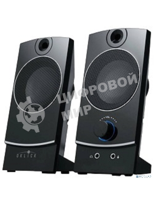 Акустическая система Oklick OK-118 2.0 черный 4Вт