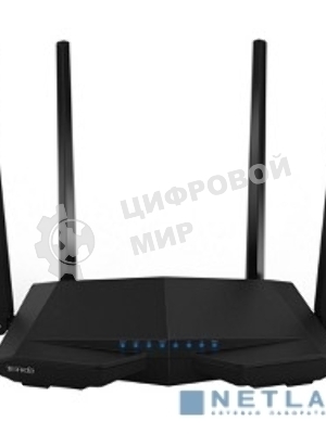 Маршрутизатор Tenda AC6 AC1200 Двухдиапазонный, Wi-Fi маршрутизатор, 4*5 дБи внешние антенны
