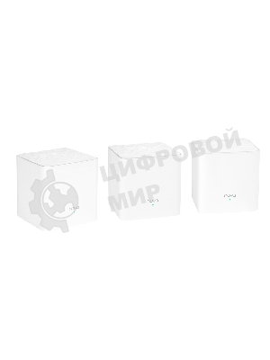 Двухдиапазонная Wi-Fi Mesh система Tenda nova MW3 (3 роутера) АС1200, 2 порта fast ethernet RJ45