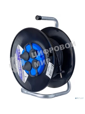 Удлинитель на катушке без заземления PERFEO RU POWER 30м 4гн 16А ПВС 2х1,5 IP44 (РБК16).