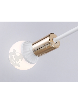 Светильник Ambrella light TR80432/6 WH/GD белый/золото E27/6 max 60W D950*730