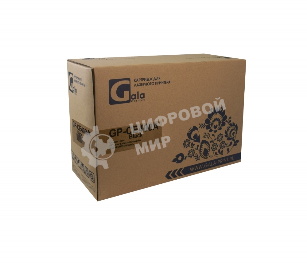 Картридж лазерный GalaPrint GP-CE400A черный (5500 стр) для HP Color LaserJet Enterprise M551dn/M551n/M551xh