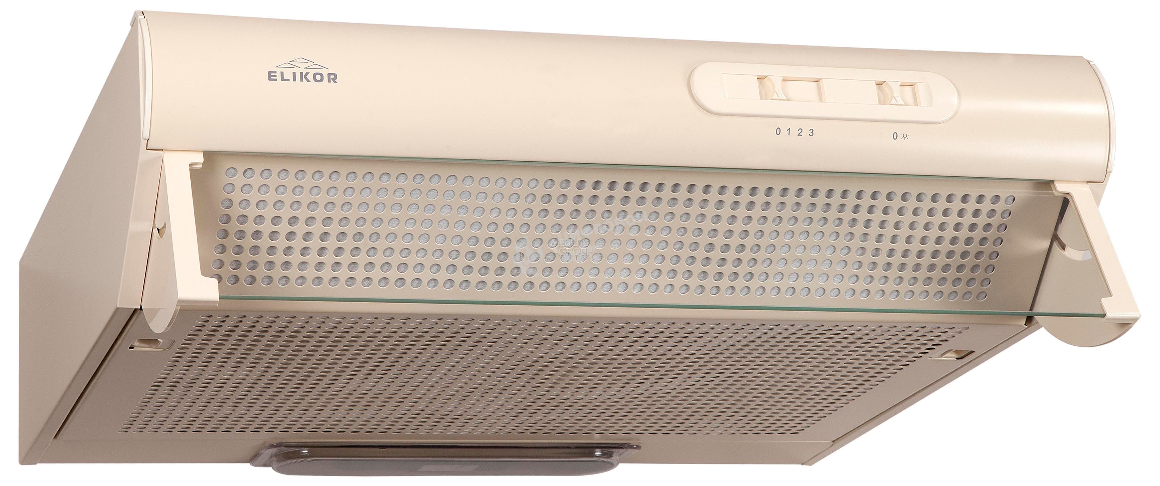 Вытяжка подвесная Elikor Davoline 50П-290-П3Л кремовый, 50 см, 290 куб. м/ч, 57 дБ