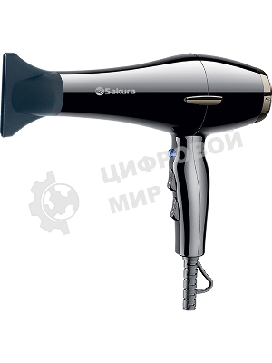 Фен Sakura SA-4038BK Professional черный, 2400 Вт