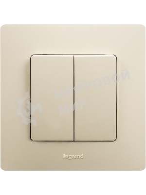 Рамка ETIKA 1 пост, сл. кость