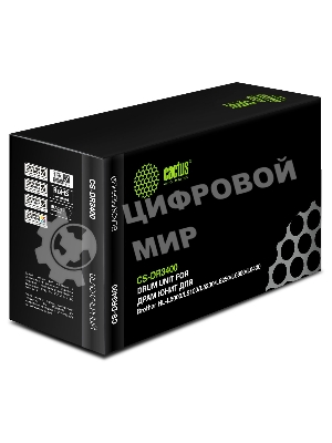 Блок фотобарабана Cactus CS-DR3400 черный ч/б:30000 стр. для HL-L5000/L5100/L5200/L6250/L6300/L6400, DCP-L5500 Brother