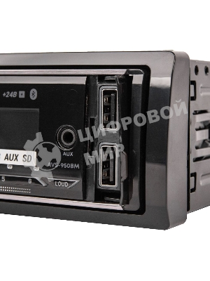 Автомагнитола ACV AVS-950BM, 1 DIN, Bluetooth, USB Type-A, AUX