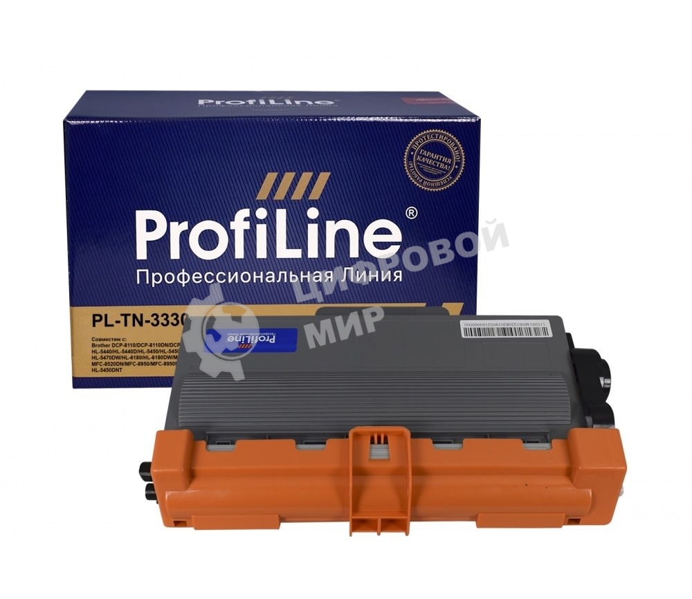 Картридж ProfiLine PL-TN-3330 для Brother DCP 8110DN/8250DN/MFC 8950DWT/8950DW/8520DN/HL 5450DN/5440D/5450DNT/6180DW/5470DN 3000 копий