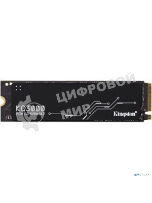 Накопитель SSD Kingston KC3000, 1Tb, M.2 2280, PCIe 4.0 x4, R/W 7000/6000, с радиатором.