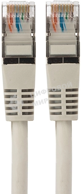 Пaтч-корд U/UTP Rexant, cat.5e, RJ45-RJ45, неэкранированный, LSZH серый, 2м