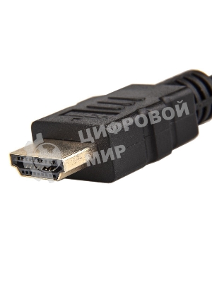 Кабель HDMI-19M --- MiniHDMI-19M ver 2.0+3D/Ethernet,1m Telecom