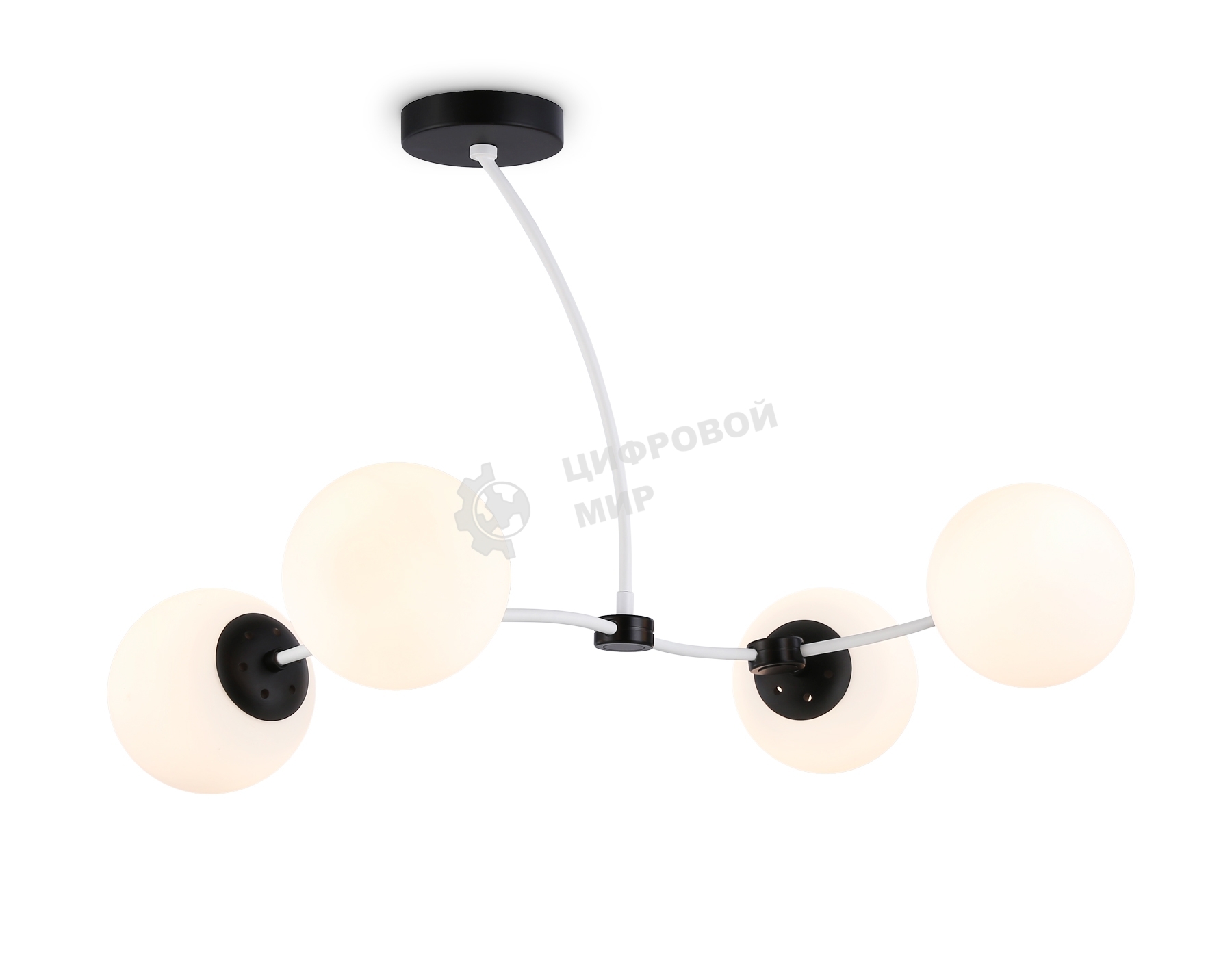 Светитльник Ambrella Light TR2542/4 WH/BK белый/черный E27/4 max 60W 700*450*450
