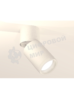 Комплект накладного поворотного светильника Ambrella light XM6312081 SWH/WH/FR белый песок/белый матовый MR16 GU5.3 (A2220, C6312, N6245)