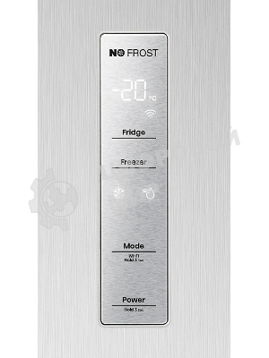Холодильник Hisense RT641N4ACE серый, двухкамерный, 366/169, морозилка снизу, No Frost
