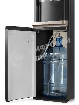 Кулер для воды AEL LD-AEL-806a, нижняя загрузка, нагрев 95 °С, охлаждение 10 °С, черный/золотистый