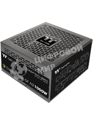 Блок питания Thermaltake Toughpower GF A3 1050W, 1050Вт, 80+ Gold, 120мм, модульный, черный