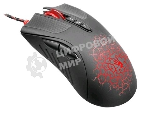 Мышь проводная A4Tech Bloody AL90 Blazing черный, 12000 dpi, USB, кнопки - 8