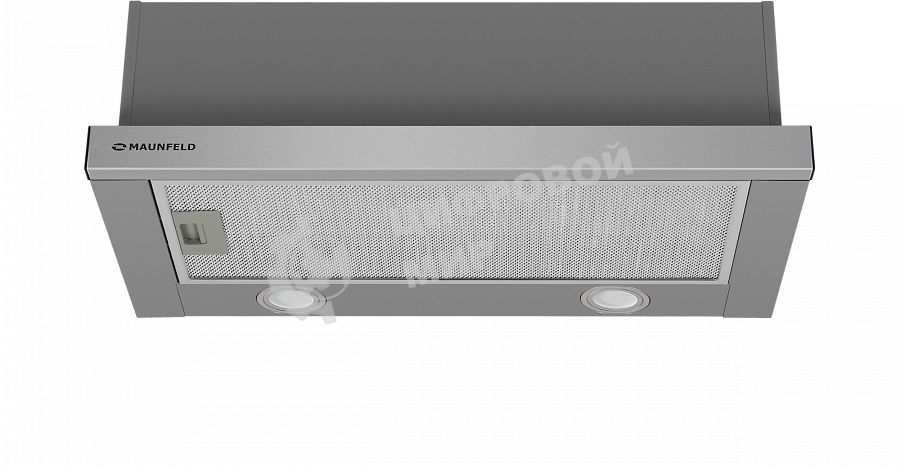 Вытяжка встраиваемая Maunfeld VS Light 50 нержавеющая сталь, 50 см, 520 куб. м/ч, 56 дБ