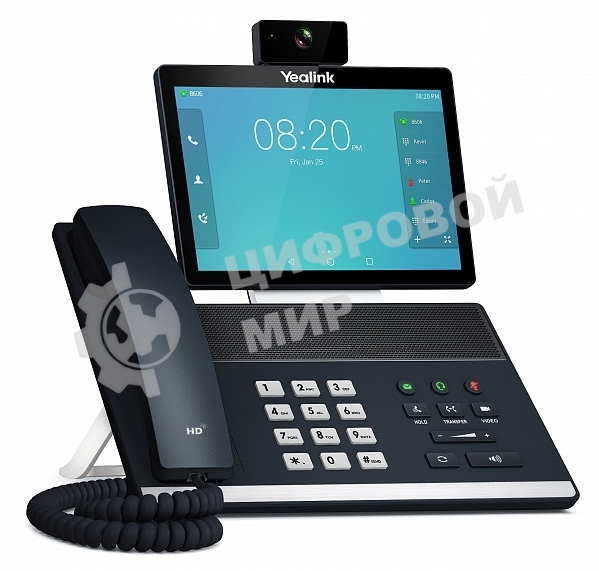 Видеотерминал YEALINK VP59, android, WiFi, Bluetooth, HDMI, с камерой, без БП, шт