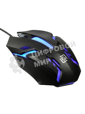 Мышь проводная Oklick 396M INSOMNIA черный, 1000 dpi, USB, кнопки - 3