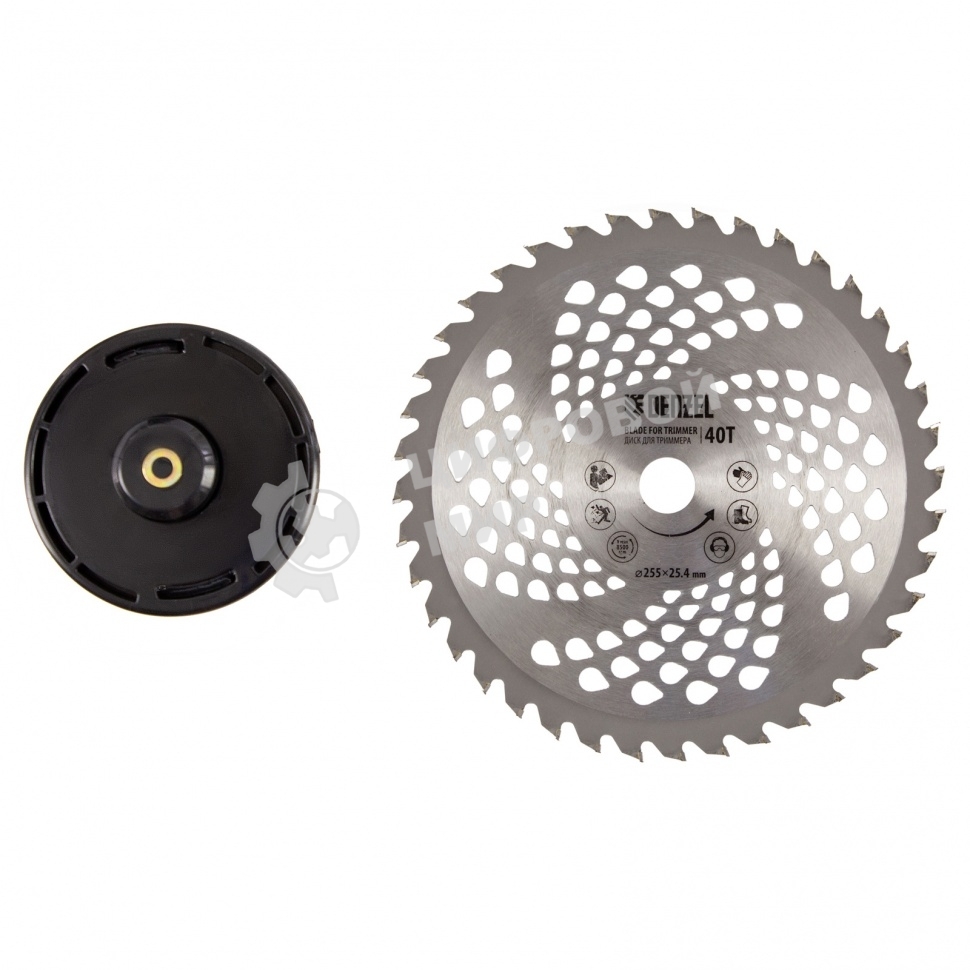 Триммер бензиновый Denzel DT 52 52см 3 3 лс. неразъемная штанга состоит из 2 частей