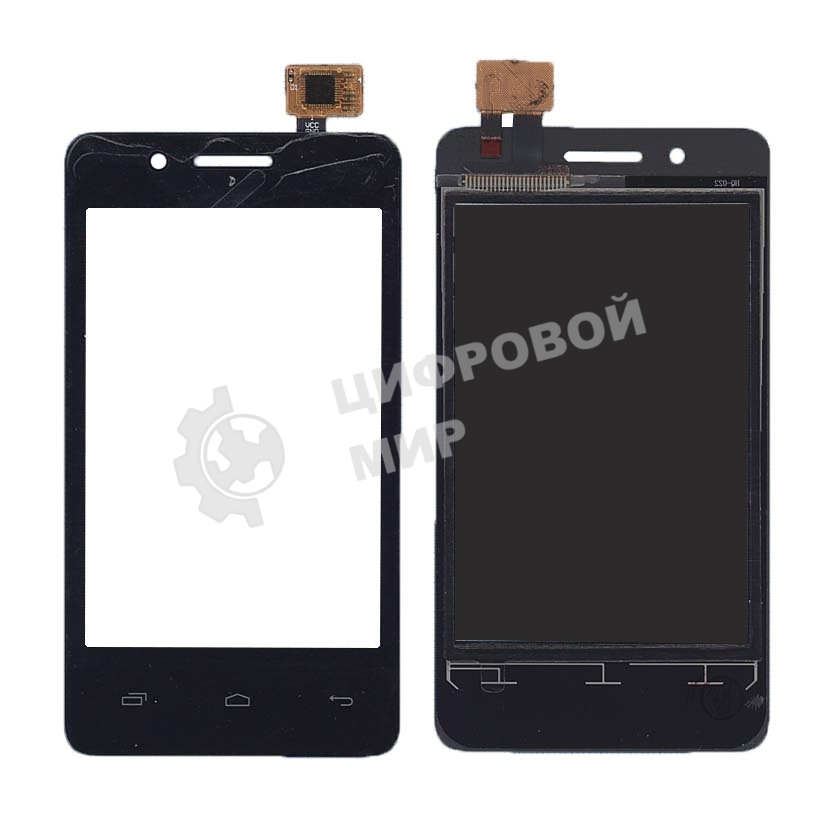 Сенсорное стекло (тачскрин) для Fly IQ436i ERA Nano 9, черное