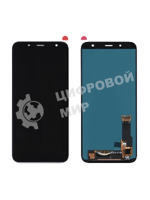 Дисплей для Samsung Galaxy J6 2018 SM-J600F в сборе с тачскрином (OLED) черный