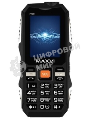 Мобильный телефон Maxvi P3 черный