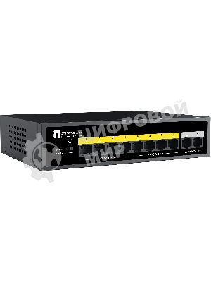 Коммутатор Netis ST110PDI-2-65, 8×100 Мбит/с PoE+ + 2×100 Мбит/с Uplink, неуправляемый