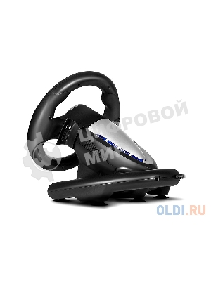 Руль SVEN GC-W500 (педали, вибро, скоба, лепестки, D-pad, 10 кл, резин. вставки, PC/Xinput)