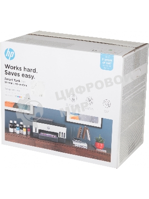 МФУ струйное HP Smart Tank 790 (4WF66A), A4, цветной, печ. до 15 стр/мин. (ч/б) до 9 стр/мин. (цвет), 1200 x 1200 dpi (ч/б печать, скан.) 1200 x 4800 dpi (цвет), USB, Wi-Fi, BlueTooth, Air Print, Mopria