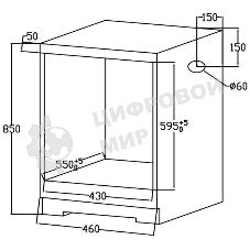 Духовой шкаф Weissgauff EOY 451 PDW, встраиваемый