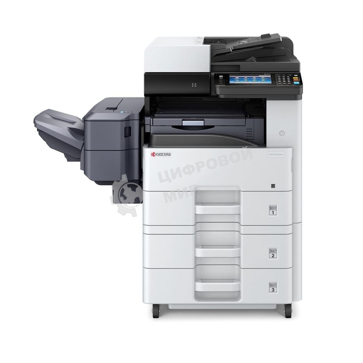 МФУ лазерное Kyocera Ecosys M4132idn (1102P13NL0), A3, ч/б, печ. до 32 стр/мин. (А4) до 17 стр/мин. (А3), скан. до 50 стр/мин., 1200 x 1200 dpi (печать) 600x600dpi (скан.), USB, RJ-45, NFC, Air Print, Mopria