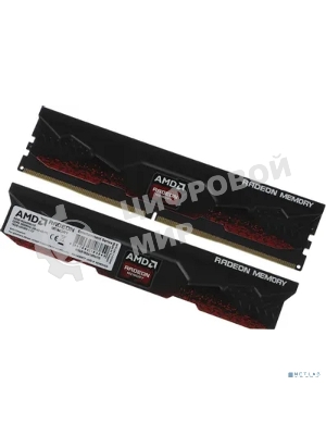 Оперативная память AMD Radeon R5, DDR5, 16GB (1x16GB), 4800MHz, CL40, DIMM, с радиатором, черный