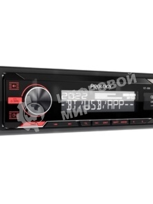 Автомагнитола Prology GT-200, 1 DIN, Bluetooth, USB Type-A, AUX, пульт ДУ