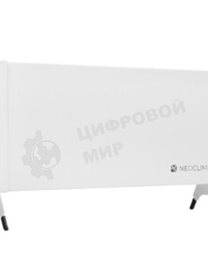 Конвектор электрический Neoclima Nano 1000W белый, 1000 Вт, 15 м2, термостат