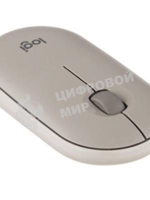 Мышь беспроводная Logitech Pebble M350 белый, 1000 dpi, радиоканал, Bluetooth, USB, кнопки - 3