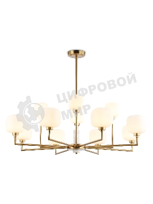 Люстра Ambrella light LH53019/12 BS/FR латунь/белый матовый G9*12 max 40W D910*680