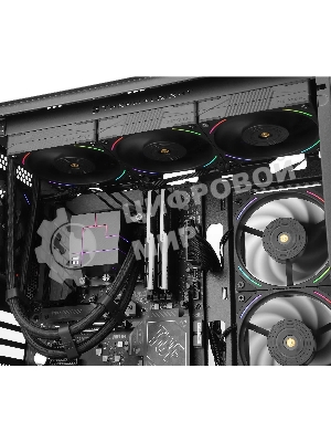 Система жидкостного охлаждения Thermalright Core Matrix 360 черный, 360 мм, 3x120 мм, 2150 об/мин, 27 дБ, 4 pin PWM, ARGB