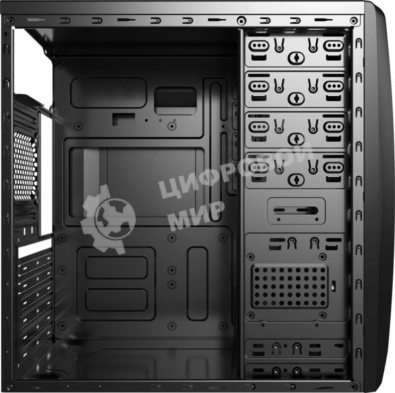 Компьютерный корпус Miditower Aerocool/Formula Cs-1102 черный ATX/micro ATX/mini ITX, USB 3.0 (без БП) 58133