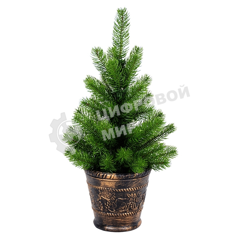 Елочка Neon-night 45 см в пластиковом горшке, Литая