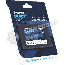 Накопитель SSD Patriot Burst Elite, 480Gb, SATA, 2.5