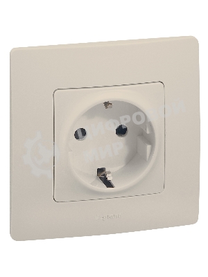 Рамка ETIKA 1 пост, сл. кость