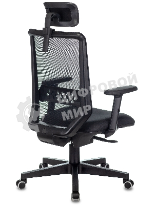 Кресло Бюрократ EXPERT TW-01 черный, сетка, подголовник