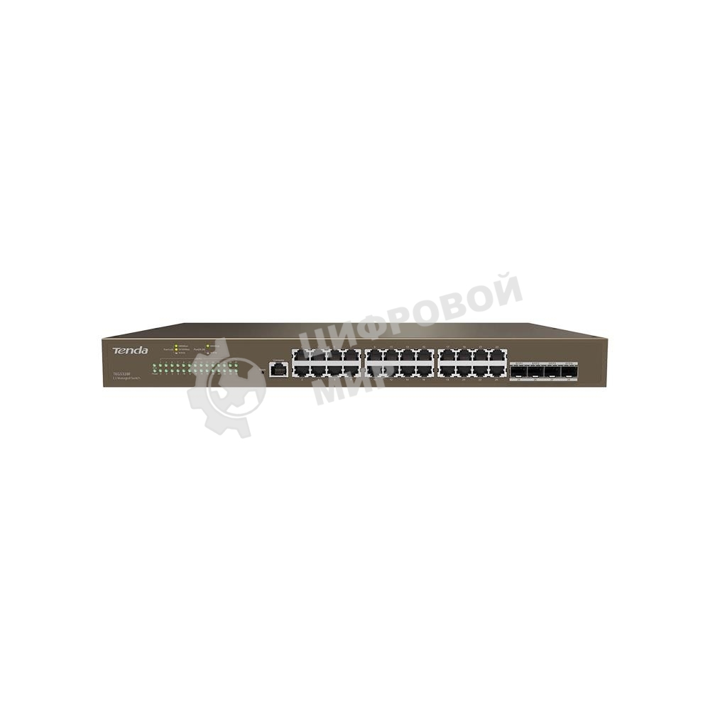 Коммутатор TENDA TEG5328F 24PORT 1000M 4SFP