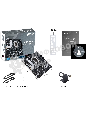 Материнская плата ASUS PRIME H610M-A WIFI D4, LGA 1700, Intel H610, 2xDDR4, 4xSATA, 2xM.2, 1xPCI-E 4.0 x16, 1xHDMI, 1xDisplayPort, 1x 1Gb LAN, 2xUSB-A 3.2 Gen 2, 4xUSB-A 2.0, 3x3.5 мм, 7.1, Micro-ATX